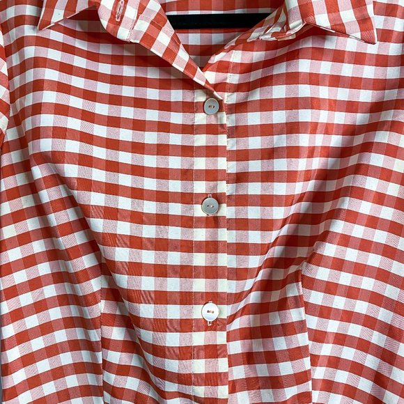 Gabby Skye Gingham Skater Dress with Pockets - Picture 5 of 9